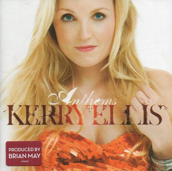 Kerry Ellis 'Anthems' UK CD front sleeve with sticker