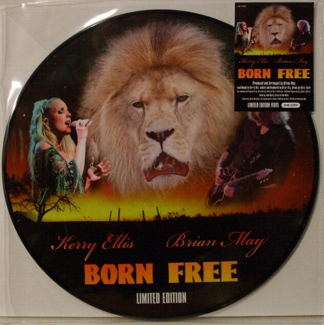 Kerry Ellis 'Born Free' stickered 12" picture disc