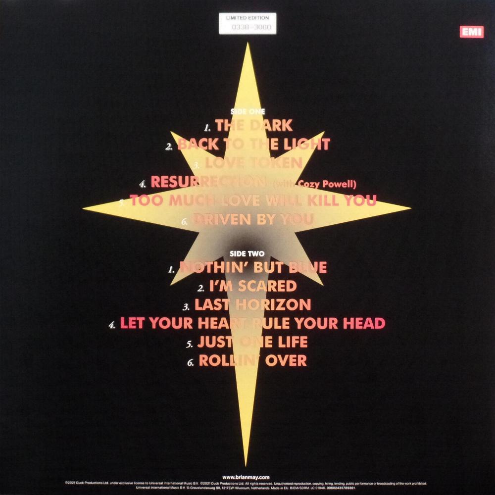 UK 2021 LP picture disc back sleeve