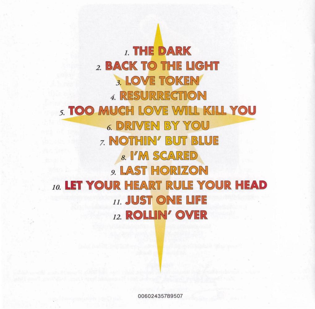 UK 2021 single CD booklet back sleeve