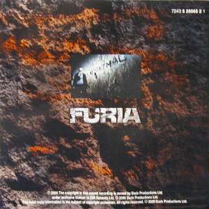 Brian May 'Furia' UK CD booklet back sleeve