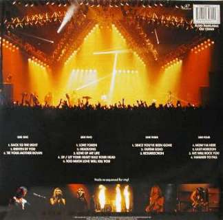 Brian May 'Live At The Brixton Academy' UK LP back sleeve