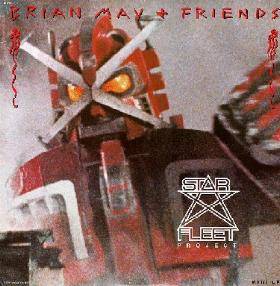Brian May 'Starfleet Project' UK LP front sleeve