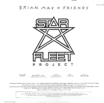 Brian May 'Starfleet Project' UK LP inner sleeve