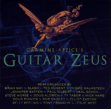 Carmine Appice 'Guitar Zeus' UK CD front sleeve