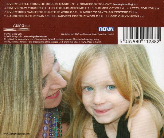 Catherine Porter 'Gems For Ruby' UK CD back sleeve