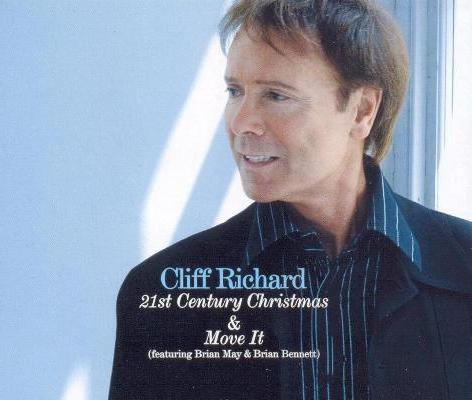Cliff Richard '21st Century Christmas' UK CD front sleeve