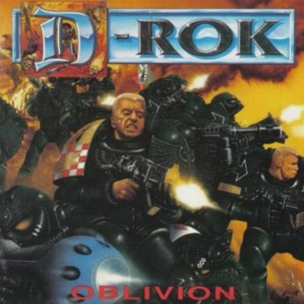 D-Rok 'Oblivion' UK LP front sleeve
