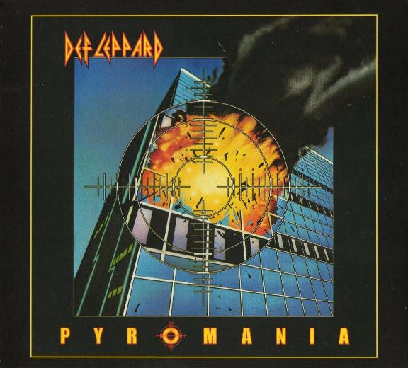 Def Leppard 'Pyromania' UK double CD front sleeve