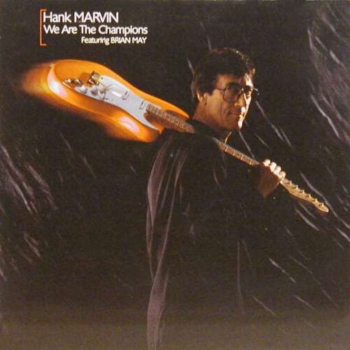Hank Marvin 'We Are The Champions' UK 7" front sleeve