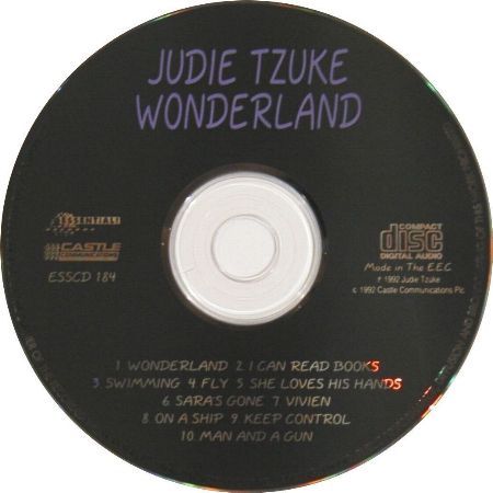 Judie Tzuke 'Wonderland' UK CD disc