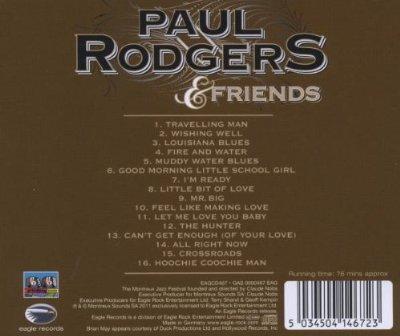 Paul Rodgers 'Live At Montreux' UK CD back sleeve