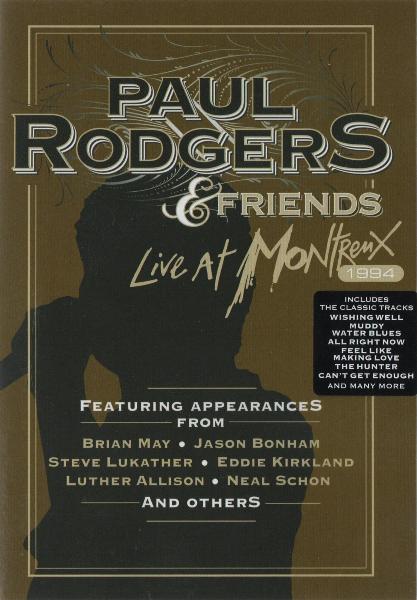 Paul Rodgers 'Live At Montreux' UK DVD front sleeve with sticker