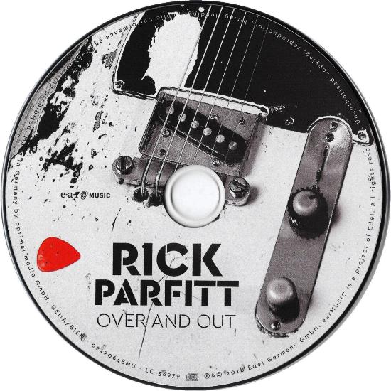 Rick Parfitt 'Over And Out' UK CD disc