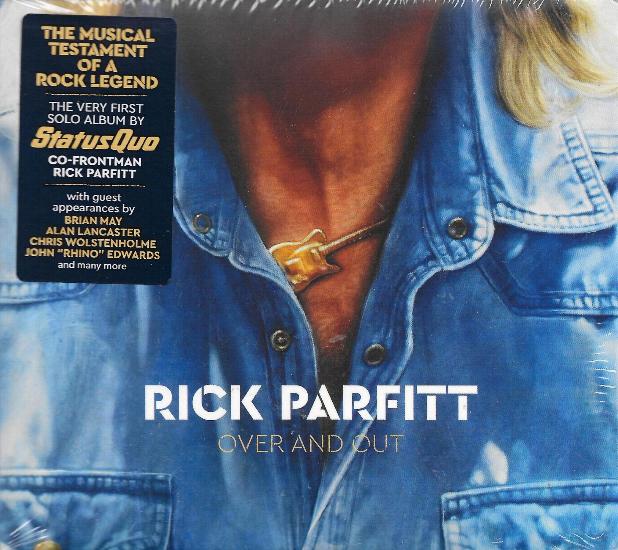 Rick Parfitt 'Over And Out' UK CD stickered front sleeve