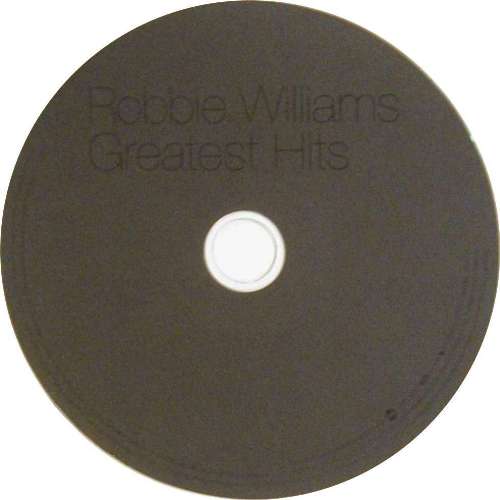 Robbie Williams 'Greatest Hits' UK CD disc