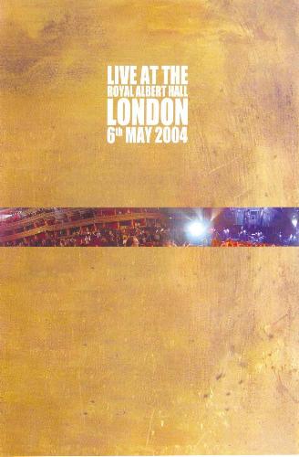 Zucchero 'Zucchero And Co Live At The Royal Albert Hall' UK DVD booklet front sleeve