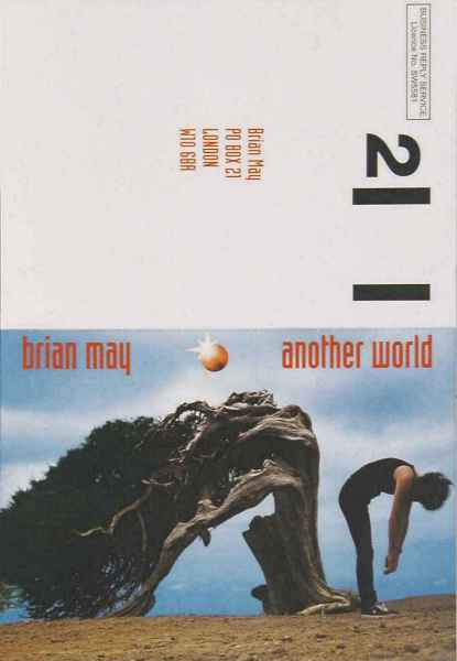 Brian May 'Another World' promo flyer front