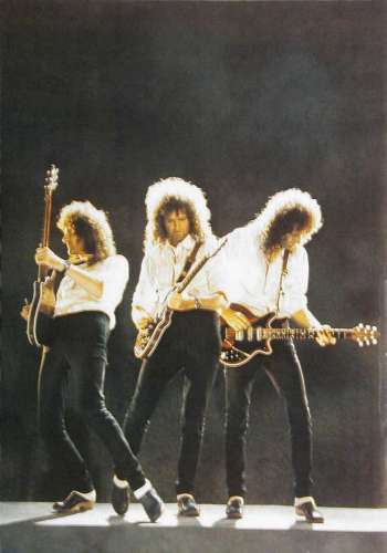 Brian May 'Back To The Light' tour programme back sleeve