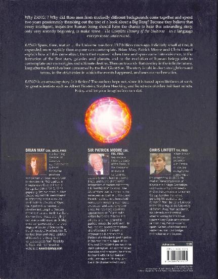 'Bang! The Complete History Of The Universe' original back sleeve
