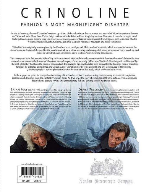 Brian May 'Crinoline: Fashion's Most Magnificent Disaster' back sleeve