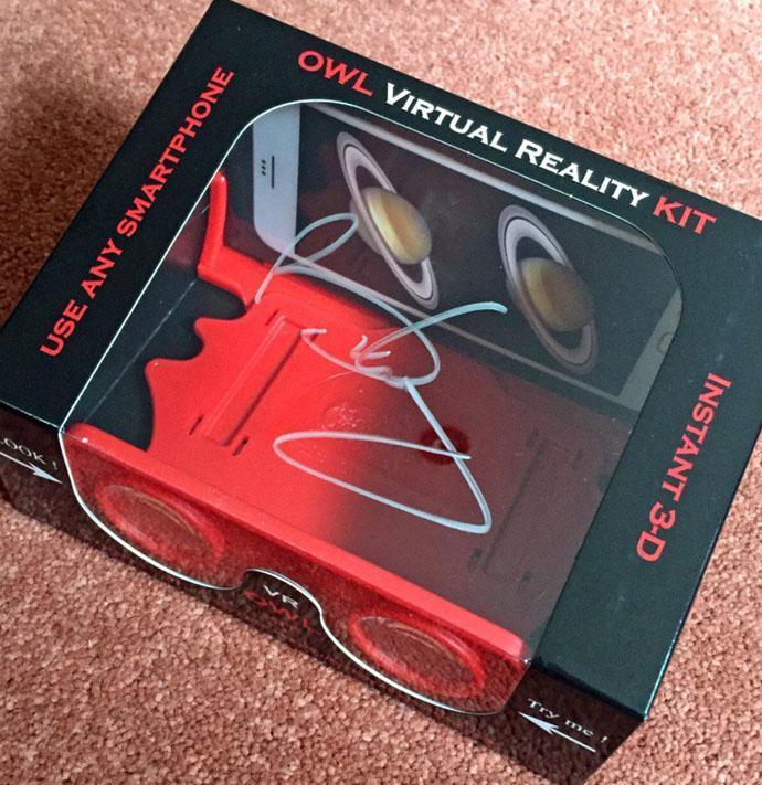 Owl Smartphone Virtual Reality Kit box