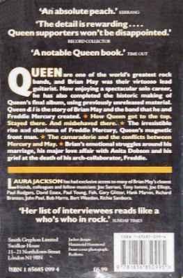 Brian May 'Queen & I' paperback book back sleeve