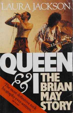 Brian May 'Queen & I' paperback book front sleeve