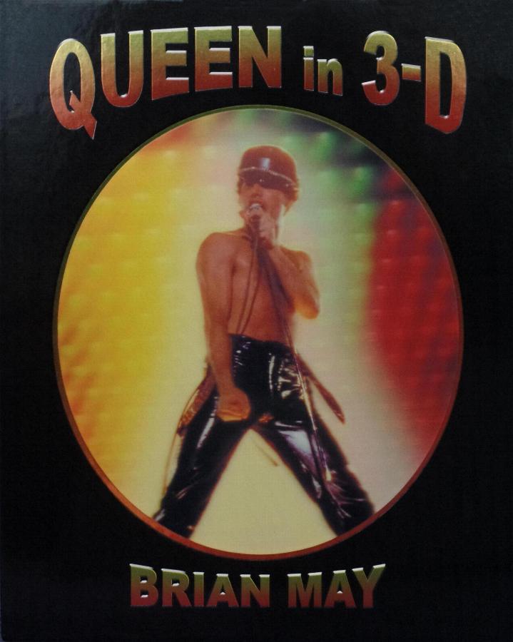 Brian May 'Queen In 3-D' slipcase front sleeve