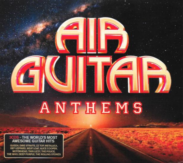 Various Artists 'Air Guitar Anthems' UK CD front sleeve