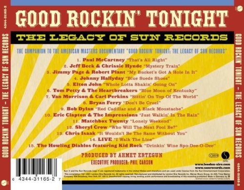 'Good Rockin' Tonight - The Legacy Of Sun Records' Japan CD back sleeve