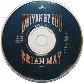 Brian May 'Driven By You' UK CD disc