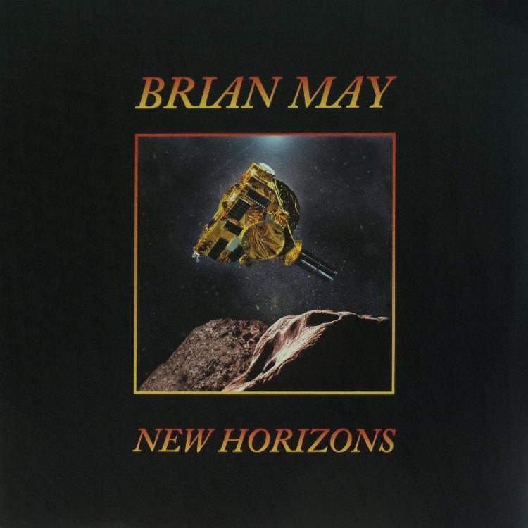 Brian May 'New Horizons' UK 12" front sleeve