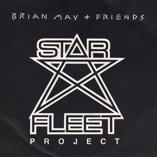 Brian May 'Starfleet' UK 7" front sleeve