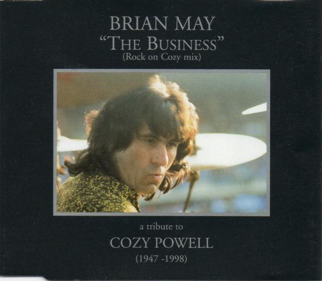 Brian May 'The Business' UK CD front sleeve