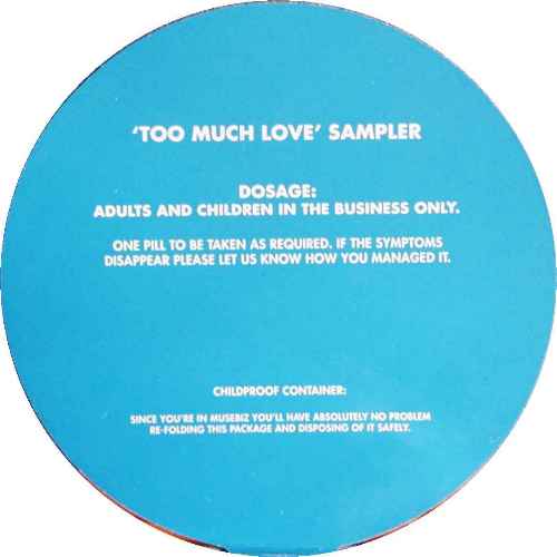 UK CD promo pill pack inner sleeve