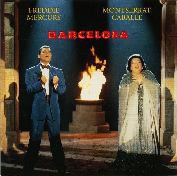 Freddie Mercury 'Barcelona' reissue sleeve