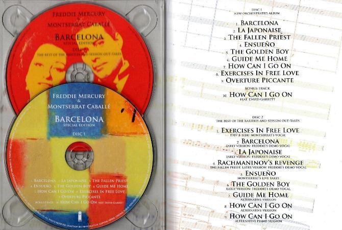 UK CD and DVD set inner with discs