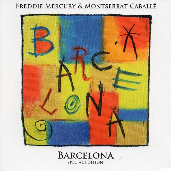Freddie Mercury 'Barcelona - Special Edition' sleeve Freddie Mercury 'Barcelona - Special Edition' sleeve