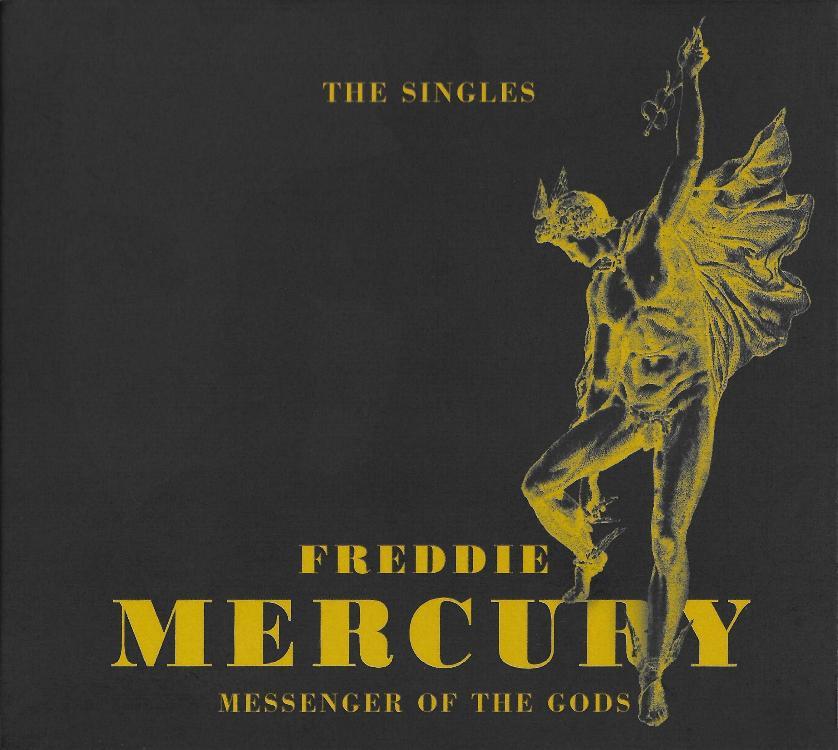 Freddie Mercury 'Messenger Of The Gods' UK CD front sleeve