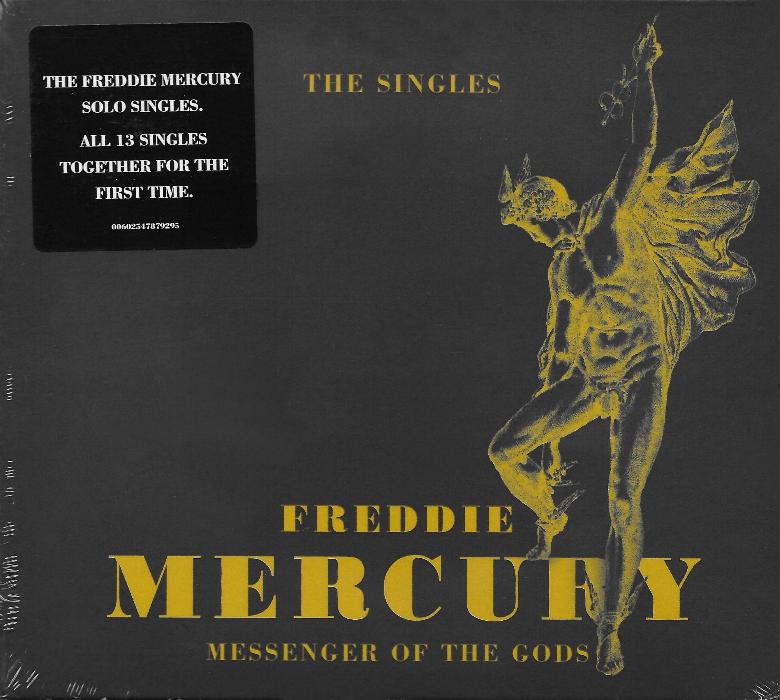 Freddie Mercury 'Messenger Of The Gods' UK CD stickered front sleeve
