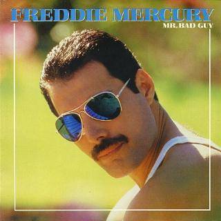 Freddie Mercury 'Mr Bad Guy' UK LP front sleeve
