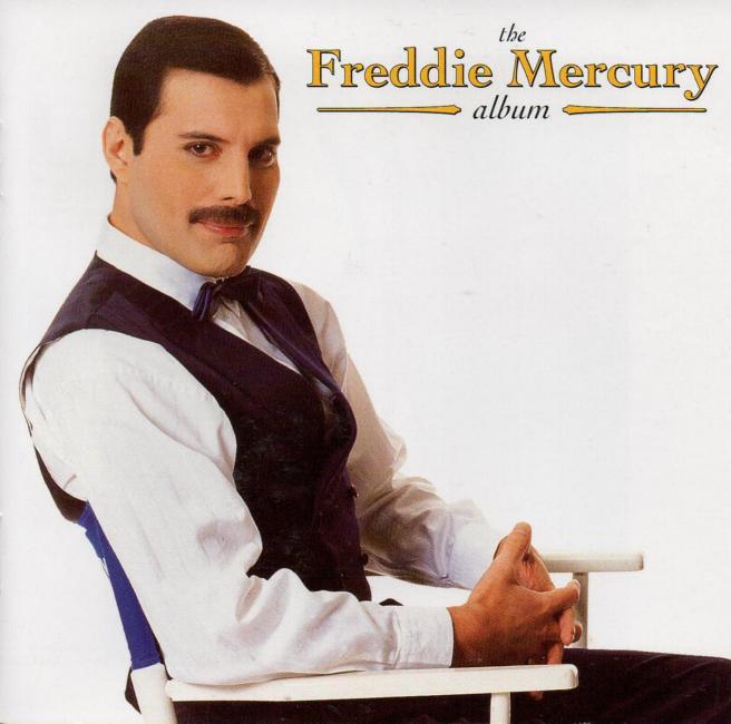 Freddie Mercury 'The Freddie Mercury Album' flat promo display