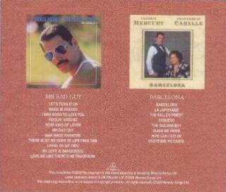 Freddie Mercury 'Solo' UK 3CD set inner back sleeve