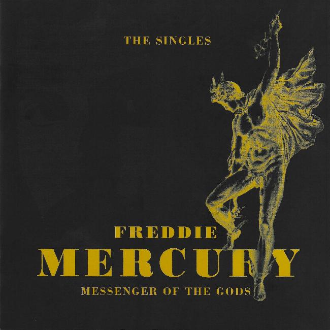 Freddie Mercury 'Messenger Of The Gods' UK boxed set book front sleeve