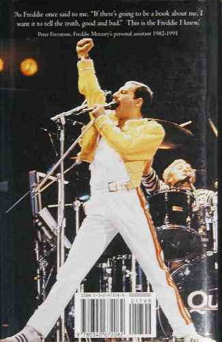 Freddie Mercury 'The Definitive Biography' back sleeve