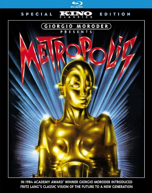 'Metropolis' UK Blu-ray front sleeve