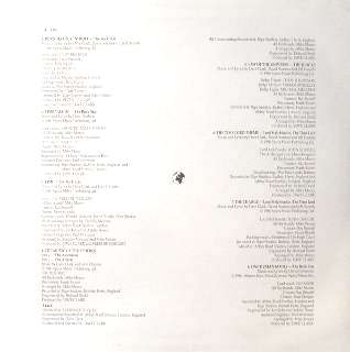 Various Artists 'Time' UK LP 1 inner sleeve