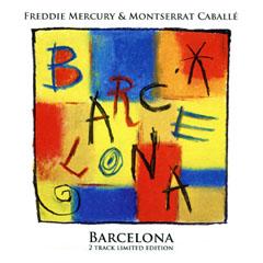 Freddie Mercury 'Barcelona - Special Edition' UK promo CD front sleeve