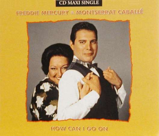 Freddie Mercury 'How Can I Go On' UK CD front sleeve